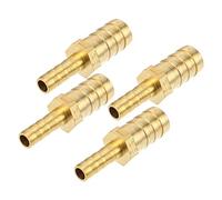 QUARKZMAN 4pcs 14mm - 8mm Droit Forme Barb Laiton Tuyau Raccord Connecteur