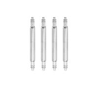 QUARKZMAN 4pcs 16mm Barres À Ressort pour Montre 1.8mm Épaisseur Épingles À Bracelet Double Bordure Acier Inoxydable Épingle De Remplacement pour Bracelet De Montre Lien