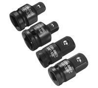 QUARKZMAN 4Pcs Adaptateur De Douille À Choc Réducteur Augmenteur Ensemble 1/2" À 3/8" 3/8" À 1/4" Entraînement Standard SAE Acier CR-MO Convertisseur Pour Impact Driver Cliquet