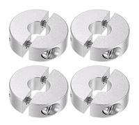 QUARKZMAN 4pcs Bague de Réglage Bague Arrêt d'axe Butée Double Divise pour 10 mm Arbre Collier Vis pince, 30mm OD, 10mm Largeur, Bouchon Position Maintien Calage Poulie Machine Outil