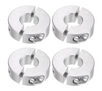 QUARKZMAN 4pcs Bague de Réglage Bague Arrêt d'axe Butée Double Divise pour 12 mm Arbre Collier Vis pince, 30mm OD, 10mm Largeur, Bouchon Position Maintien Calage Poulie Machine Outil