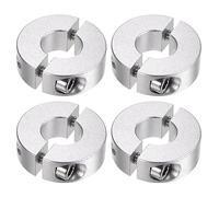 QUARKZMAN 4pcs Bague de Réglage Bague Arrêt d'axe Butée Double Divise pour 15 mm Arbre Collier Vis pince, 35mm OD, 12mm Largeur, Bouchon Position Maintien Calage Poulie Machine Outil