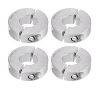 QUARKZMAN 4pcs Bague de Réglage Bague Arrêt d'axe Butée Double Divise pour 17 mm Arbre Collier Vis pince, 40mm OD, 12mm Largeur, Bouchon Position Maintien Calage Poulie Machine Outil