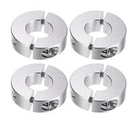 QUARKZMAN 4pcs Bague de Réglage Bague Arrêt d'axe Butée Double Divise pour 18 mm Arbre Collier Vis pince, 40mm OD, 12mm Largeur, Bouchon Position Maintien Calage Poulie Machine Outil