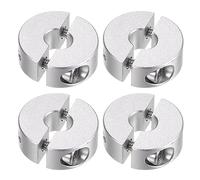 QUARKZMAN 4pcs Bague de Réglage Bague Arrêt d'axe Butée Double Divise pour 6 mm Arbre Collier Vis pince, 20mm OD, 8mm Largeur, Bouchon Position Maintien Calage Poulie Machine Outil