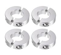 QUARKZMAN 4pcs Bague de Réglage Bague Arrêt d'axe Butée Double Divise Tige Collier pour 22mm Tige Ensemble, 45mm OD, 12mm Largeur, Bouchons Position Maintien Calage Poulies Machine