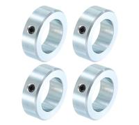 QUARKZMAN 4pcs Bague De Serrage À Vis 1-5/8" Alésage Zincé Acier, 2-1/2" OD, 13/16" Largeur Bague Axe Pour Tige Linéaire Guide Arbre