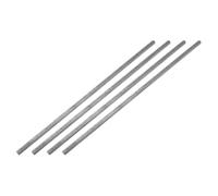 QUARKZMAN 4Pcs Barres D'Acier Carrées, 1/4"x1/4"x12"(6mmx6mmx305mm) 1045 Barres D'Acier Carrées Précision Clé Stock Pour Keyways Support Structurel Machines Industrielles Bricolage Artisanat