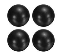 QUARKZMAN 4pcs Billes De Roulement En Plastique PP, 30mm Billes En Plastique Pleines, Mini Bille De Precision G2 Polypropylene, Noir