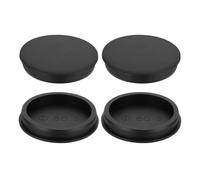 QUARKZMAN 4Pcs Bouchon en Silicone 86.3mm Noir Bouchons en Caoutchouc