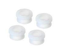 QUARKZMAN 4Pcs Bouchon Passe Fil Caoutchouc Diamètre d'Installation de 16mm, ID 12mm, Hauteur 12mm Passe-Câble Transparent Joint Anti-Rayures pour Boîte Électrique et Conduit de Câble
