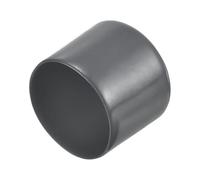 QUARKZMAN 4pcs Bouchons en Caoutchouc 1 7/16"(36mm) ID Bouchon Rond en Vinyl Couvre Protège-Filet Gris Foncé