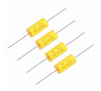 QUARKZMAN 4Pcs Condensateur De Division De Fréquence 1uf, 250V Axial Condensateur Audio Pour Haut-Parleur Crossover MKP Film Capacitor