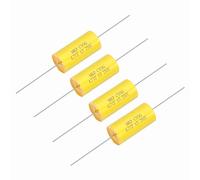QUARKZMAN 4Pcs Condensateur De Division De Fréquence 4.7uf, 250V Axial Condensateur Audio Pour Haut-Parleur Crossover MKP Film Capacitor