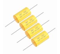 QUARKZMAN 4Pcs Condensateur Diviseur De Fréquence 10uf, 250V Axial Audio Haut-Parleur Crossover MKP Film Capacitor