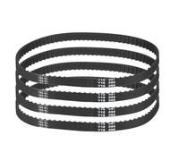 QUARKZMAN 4pcs Courroie de Distribution Caoutchouc 162-XL-037, Courroie Crantée d'Entraînement Synchrone à Engrenage 81 Dents pour Poulie Imprimante 3D, 16.2" Longueur 0.37" Largeur 0.2" Pas
