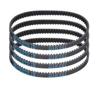 QUARKZMAN 4pcs Courroie de Distribution Caoutchouc HTD-3M, Courroies d'Entraînement Synchrone à Boucle Fermé 79 Dents pour Poulie Imprimantes 3D, 237x6x2.4mm(Longueur x Largeur x Hauteur)