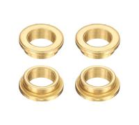QUARKZMAN 4pcs Douille à Bride, Coussinet à Bride en Bronze Fritté, Douille à Collerette Auto-Lubrifiant 12x16x6mm (Alésage x OD x Longueur) pour Appareil Électrique Électroménager Machine