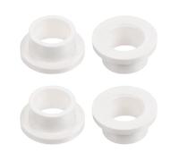QUARKZMAN 4Pcs Douilles à Collerette En Nylon, 10,1mm De Diamètre Intérieur, 13mm De Diamètre Extérieur, 8mm De Longueur, Couleur Blanche.