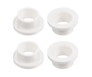 QUARKZMAN 4Pcs Douilles à Collerette En Nylon, 10,1mm De Diamètre Intérieur, 13mm De Diamètre Extérieur, 8mm De Longueur, Couleur Blanche.