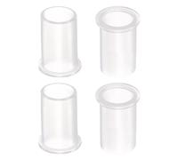 QUARKZMAN 4Pcs Douilles En Nylon à Bride 9,95mm ID 11,95mm OD 19,2mm Longueur, Translucides
