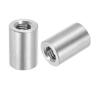 QUARKZMAN 4Pcs Écrous de Raccordement M14, en Acier Inoxydable 304, Longueur de Manchon de 30 mm/1,18", pour Tige de Support, M14x30x20mm