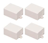 QUARKZMAN 4PCS Électronique Jonction Boîte Plastique Scellé Blanc | 46x35x24mm, Boîtier Cas pour Électrique Projet