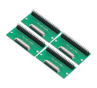 QUARKZMAN 4Pcs FFC FPC Carte de Connecteur 40 Broches 0.5mm Prise vers 2.54mm Adaptateur de Bande d'Embase à Broches Mâles à Double Rangée, Carte de Conversion PCB pour Téléviseurs LCD