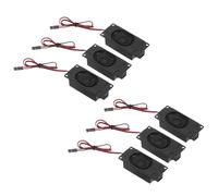 QUARKZMAN 4Pcs Haut-Parleur Mini Monocellule 3Watt 4Ohm Plage Complète Mobile Portable pour Machine Publicitaire avec Interface Connecteur Fil Terminal 2.