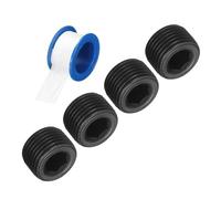 QUARKZMAN 4Pcs M18x1.5x12 Bouchon De Tuyau En Acier Au Carbone, Bouchon À Filetage Mâle À Six Pans Creux, Bouchon Fraisé Pour Sceller L'Extrémité Du Tuyau, Valve Pneumatique Solénoïde