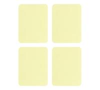 QUARKZMAN 4Pcs Patchs À Repasser Pour Réparation De Vêtements, Patch De Réparation De Tissu En Coton Pour Vêtements Pantalons Sacs, 5x4 Pouce Jaune Clair
