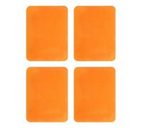 QUARKZMAN 4Pcs Patchs À Repasser Pour Réparation De Vêtements, Patch De Réparation De Tissu En Coton Pour Vêtements Pantalons Sacs, 5x4 Pouces Orange