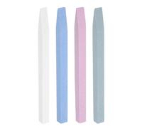 QUARKZMAN 4pcs Pierre Ponçage Ongle, Bâton Polissage Ongle Pierre Ponce Éliminateur Cuticule Poussoir, Outil Manucure Professionnel Pierre Quartz Ponçage Polissage pour Salon Soin Nail Art