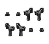 QUARKZMAN 4Pcs Pince Micro Réglable Support Micro Flexible Adaptateur Pour Micro Sans Fil Pour Micro Main Avec Adaptateur Vis Mâle 5/8" À Femelle 3/8"