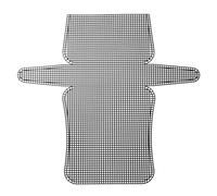 QUARKZMAN 4Pcs Plastique Feuille de Toile Maillée 6 Comptes 33 cm 13" Noir | pour la Fabrication de Sacs au Crochet Sac à Bandoulière Toile Pure pour Broderie Sac