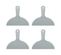 QUARKZMAN 4pcs Racloir À Enduit 7.87" Couteaux À Enduit En Plastique Souple Jetables Outil De Nettoyage Étaleur De Peinture Pour Spackling, Patching Painting Repairing, Gray