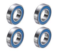 QUARKZMAN 4pcs Roulements à Billes à Gorge Profonde Micro 6901-2RS, Petits Roulements Rigides à Billes Z4 en Acier Chromé ABEC5 en Carbone 12x24x6mm Joint Double Caoutchouc pour Moteur (P5)