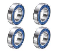 QUARKZMAN 4pcs Roulements à Billes à Gorge Profonde Micro 6902-2RS, Petits Roulements Rigides à Billes Z4 en Acier Chromé ABEC5 en Carbone 15x28x7mm Joint Double Caoutchouc pour Moteur (P5)