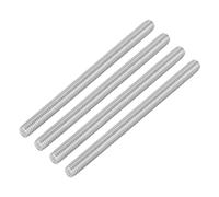 QUARKZMAN 4Pcs Tiges Filetées Entièrement, M6 x 85mm Acier Inoxydable 304 Goujons de Barre Filetée à Droite Pas de Filetage M6-1 pour l'Assemblage de Machines de Meubles
