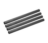 QUARKZMAN 4Pcs Tubes en Fibre de Carbone 20 x 22 x 330mm Surface Mate Rod 3K Enroulé en Fibre de Carbone Tubage Rond pour avion RC Quadcopter Multicopter