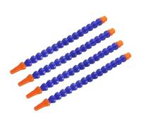 QUARKZMAN 4Pcs Tuyau flexible de refroidir eau-huile fileté G3/8", 300mm Buse ronde en plastique réglable avec tube interne pour système de refroidir à eau CNC tour