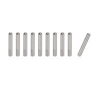 QUARKZMAN 4x14mm Goupilles, 10pcs 304 Acier Inoxydable Tête Ronde Plat Extrémité Chanfreinée Goupille Lit Superposé Chevilles Étagère Support Éléments Fixation