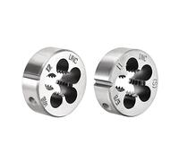 QUARKZMAN 5/8-11 et 9/16-12 UNC Filière Ronde Set, Machine Filetage Droit Principal Filetage Filière, Alliage Outil Acier 2 Pièces