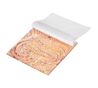 QUARKZMAN 5 Feuilles De Feuille D'or, 14cm x 14cm Feuilles D'or Imitation Livret De Papier Nuage De Bronze Pour Artisanat, Cadres Photos, Ongles Et Decoration Art DIY