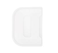 QUARKZMAN 5 inch Large 3D Alphabet Letter Mould pour Resin, D Capital Silicone Letter D Mould pour Epoxy Resin Art DIY Crafts Decoration, White