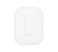 QUARKZMAN 5 inch Large 3D Alphabet Letter Mould pour Resin, O Capital Silicone Letter O Mould pour Epoxy Resin Art DIY Crafts Decoration, White