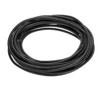 QUARKZMAN 5 Mètre/16,4ft 14AWG Câble Tressé en Silicone Flexible Haute Température -60 à 300 Degrés Celsius Câble Électrique Résistant Isolé pour l'Industrie, Noir