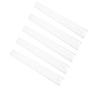 QUARKZMAN 5 Pack de Manchons de Protection pour Couteau en PP, Protecteurs de Bord de Lame, Fourreau de Lame Universel pour Couteau à Pastèque de 10", Blanc