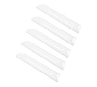 QUARKZMAN 5 Pack de Manchons de Protection pour Couteau en PP, Protecteurs de Lame, Fourreau de Lame Universel pour Couteau à Pastèque de 8 Pouces, Blanc