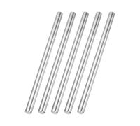 QUARKZMAN 5 Pack RC Wheel Axle Pin, 10x100mm Acier Hex Wheel Hub Nut Pin Remplacement pour DIY RC Car Truck Boat Helicopter Model Part, Argenté